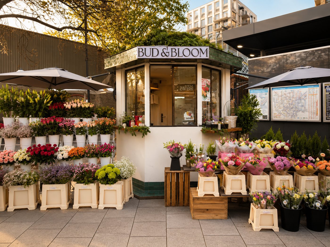 Bud & Bloom Florist flower shop in Wandsworth, South West London